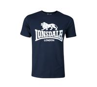 Lonsdale T-Shirt Logo - Camiseta Hombre, Color Azul, Talla X-Large