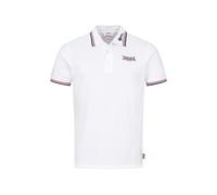 Lonsdale Polo de león para hombre Blanco/Rojo Oscuro/Azul Marino 3XL
