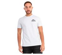 Lonsdale Camiseta Blairmore para Hombre, Blanco/Negro, XXL