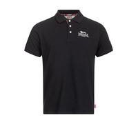 Lonsdale BRUAN Polo Shirt, Black/Silver, 3XL Men's