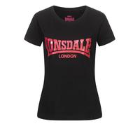 LONSDALE Camiseta 'Cartmel' frambuesa / negro XL frambuesa / negro