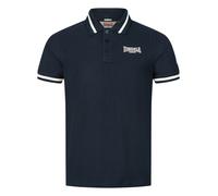 LONSDALE Camiseta 'Causton' ecru / navy S ecru / navy
