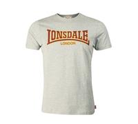 LONSDALE Camiseta 'Classic' amarillo / gris / rojo oscuro XXXL EUR