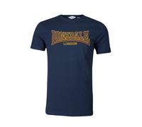 LONSDALE Camiseta 'CLASSIC' azul / amarillo XXL azul / amarillo