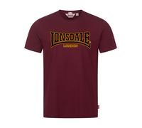LONSDALE Camiseta 'CLASSIC' oro / burdeos / rojo oscuro / negro XXL oro / burdeos / rojo oscuro / negro
