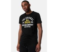 LONSDALE Camiseta 'Cloghfin' amarillo / negro / blanco L EUR