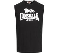 Lonsdale Clopton Camiseta, Blanco/Negro, XXL para Hombre