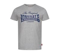 LONSDALE Camiseta 'Colsbrooke' marino / gris S EUR