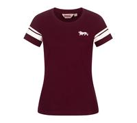 Lonsdale Camiseta de Mujer CORTON, Color Sangre/Crudo, XXL