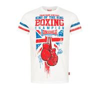 LONSDALE Camiseta 'CRUGMEER' azul / rojo / blanco S azul / rojo / blanco