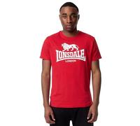 Lonsdale Camiseta de Manga Corta para Hombre ST. ERNEY, Rojo, 5XL, Rojo, 5XL