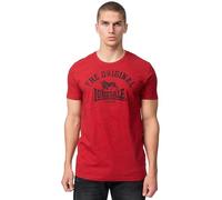 Lonsdale Original Camiseta, Marl Red/Black, XXXL para Hombre