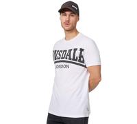 Lonsdale Camiseta de Manga Larga para Hombre York, Blanco, 3XL