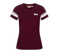 Lonsdale Camiseta de Mujer CORTON, Color Sangre/Crudo, L