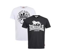 LONSDALE Camiseta 'Dildawn' negro / blanco 5XL negro / blanco