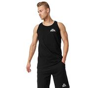 Lonsdale Camiseta Dolton para Hombre, Blanco/Negro, M
