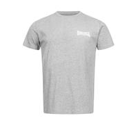 LONSDALE Camiseta 'Elmdon' gris moteado / blanco M gris moteado / blanco