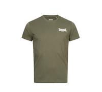 LONSDALE Camiseta 'Elmdon' oliva / blanco XXL EUR