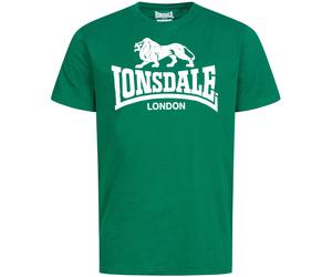 LONSDALE Camiseta esmeralda / blanco 4XL EUR