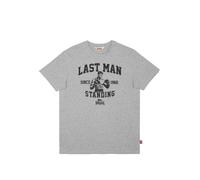 LONSDALE Camiseta 'Evenwood' gris moteado M EUR