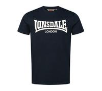 LONSDALE Camiseta 'Fulwood' ecru / navy XXXL ecru / navy