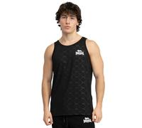 Lonsdale Camiseta Funcional sin Mangas Hombre, Corte Regular, Sandringham, Negro/Blanco, Talla XXL