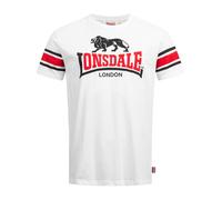 Lonsdale HEMPRIGGS T-Shirt, White/Black/Red, XL Men's