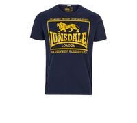 Lonsdale London Hounslow Hombre Camiseta Azul Oscuro 3XL 100% algodón Regular