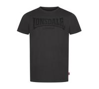 Lonsdale Camiseta con Logotipo Kai para Hombre, Gris, S
