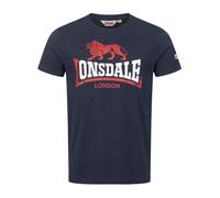 LONSDALE Camiseta navy / rojo / blanco S navy / rojo / blanco