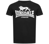 LONSDALE Camiseta negro / blanco XXL EUR