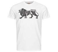 Lonsdale Camiseta para Hombre Endmoor, Blanco, S