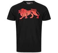 Lonsdale Endmoor Camiseta, Negro, M Hombres