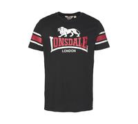 Lonsdale HEMPRIGGS T-Shirt, Black/Red/White, L Men's