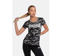 LONSDALE Camiseta 'Settiscarth' gris / verde / negro / blanco XL EUR