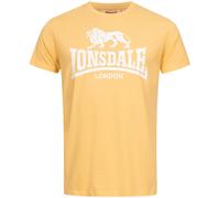 LONSDALE Camiseta 'St. Erney' amarillo pastel / blanco S EUR