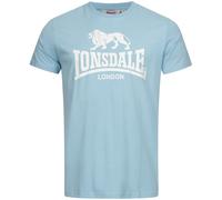 LONSDALE Camiseta 'St. Erney' azul claro / blanco M azul claro / blanco