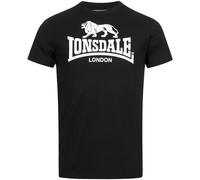 LONSDALE Camiseta 'ST. ERNEY' negro / blanco 4XL negro / blanco