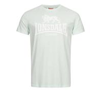 LONSDALE Camiseta 'St. Erney' verde claro / blanco M verde claro / blanco
