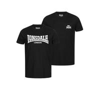 LONSDALE Camiseta 'Torbay' negro / blanco XXLxTallas normales EUR