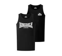 LONSDALE Camiseta 'Tughall' negro / blanco 5XL negro / blanco