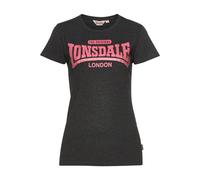 Lonsdale Mujer TULSE Camiseta, Marl Black, Small