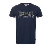 LONSDALE Camiseta 'Vementry' azul oscuro / negro / blanco XL azul oscuro / negro / blanco
