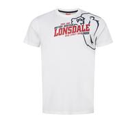 LONSDALE Camiseta 'Walkley' rojo / negro / blanco XL EUR
