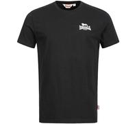 LONSDALE Camiseta 'Warlingham' negro / blanco M negro / blanco