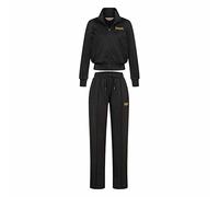 Lonsdale CARBOST Track Suit, Negro/Dorado, XS para Mujer
