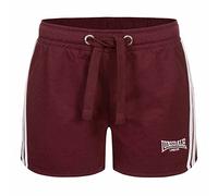 Lonsdale Carloway Pantalones Cortos, Oxblood/White, XL para Mujer 117406