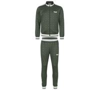 LONSDALE Chándal 'Ashwell' oliva / verde oscuro / blanco L EUR