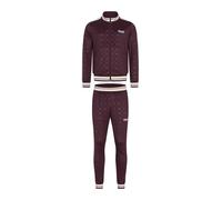 LONSDALE Chándal 'Ashwell' rojo sangre / rojo vino / blanco XXXL EUR