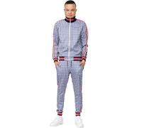 Lonsdale Chándal Burmarsh para hombre, azul, blanco y rojo., S